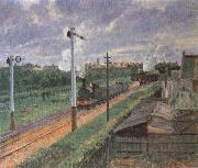 Camille Pissarro The Train oil painting